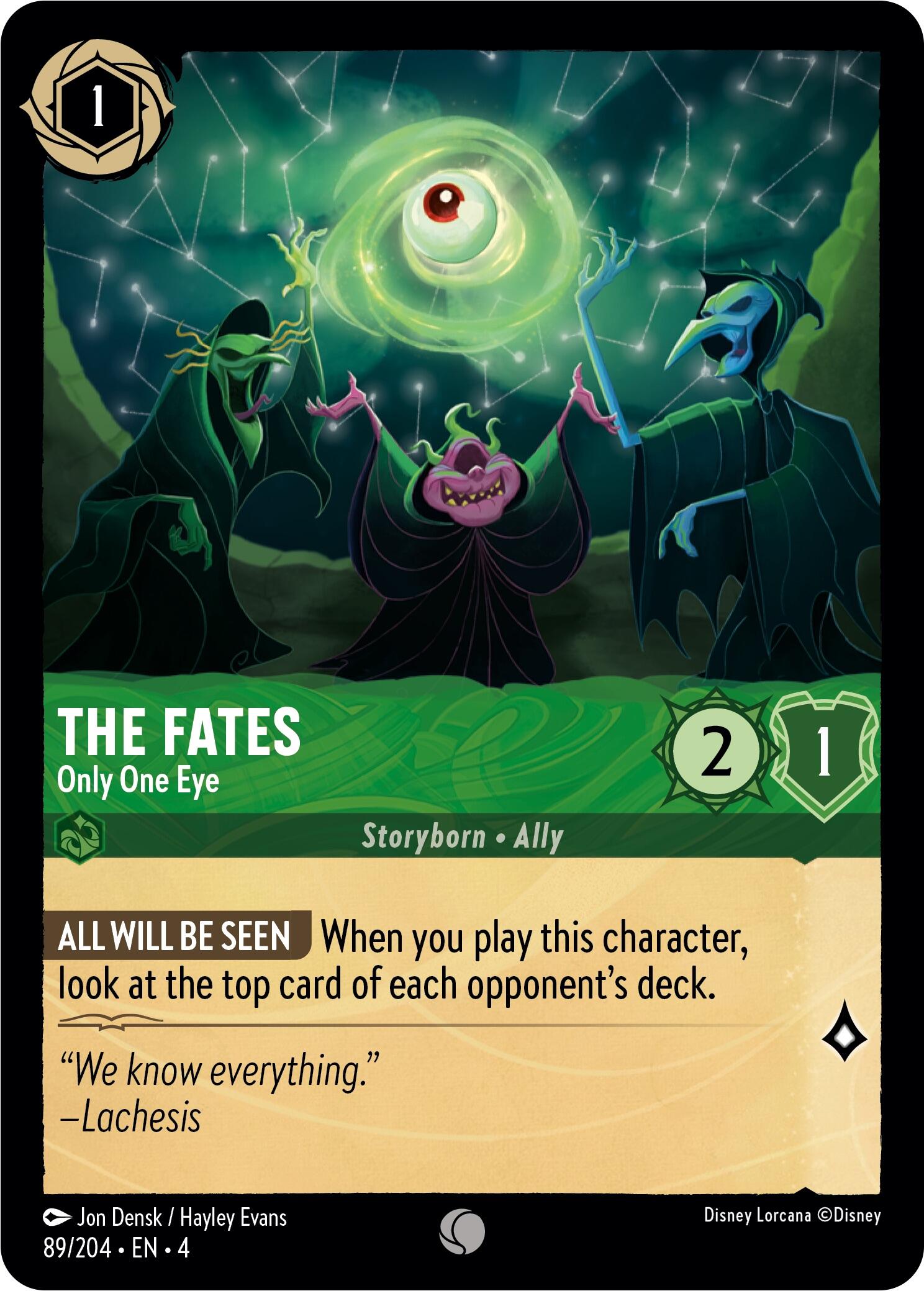 The Fates - Only One Eye (89/204) [Ursula's Return] | Good Games Morley