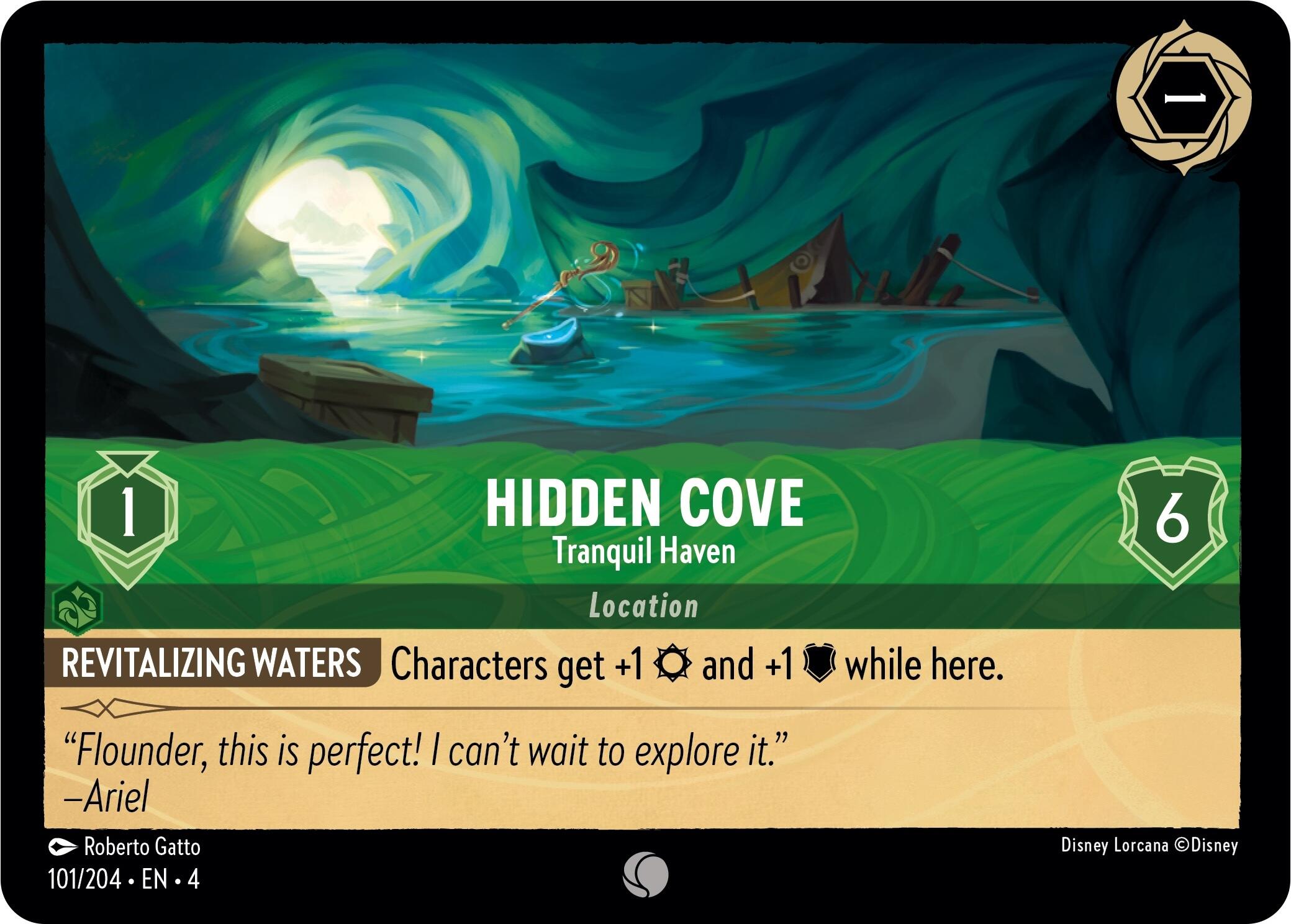 Hidden Cove - Tranquil Haven (101/204) [Ursula's Return] | Good Games Morley