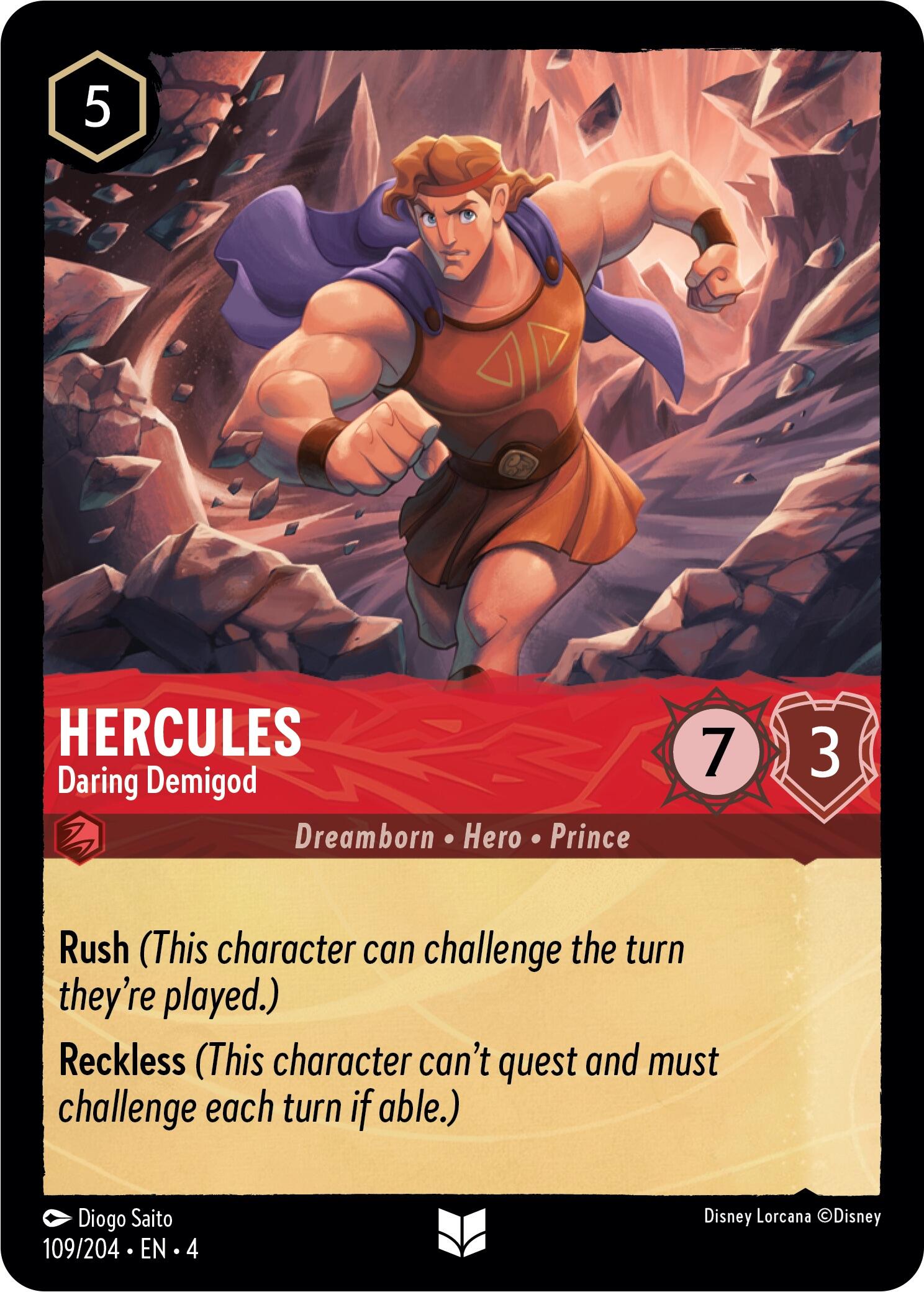 Hercules - Daring Demigod (109/204) [Ursula's Return] | Good Games Morley