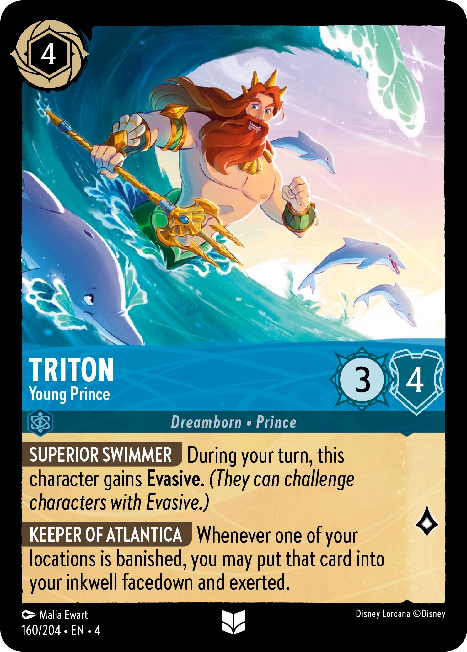Triton - Young Prince (160/204) [Ursula's Return] | Good Games Morley