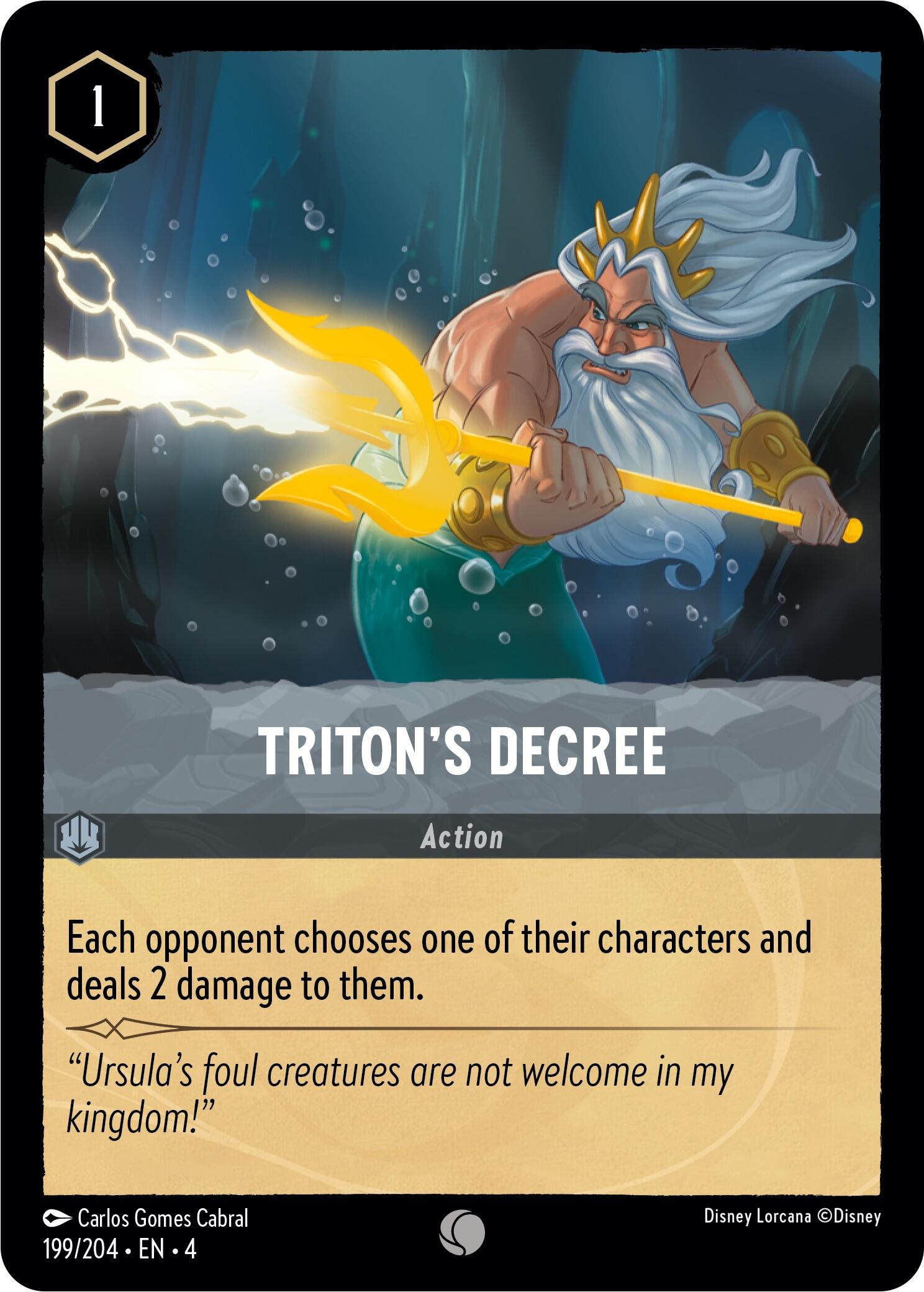 Triton's Decree (199/204) [Ursula's Return] | Good Games Morley