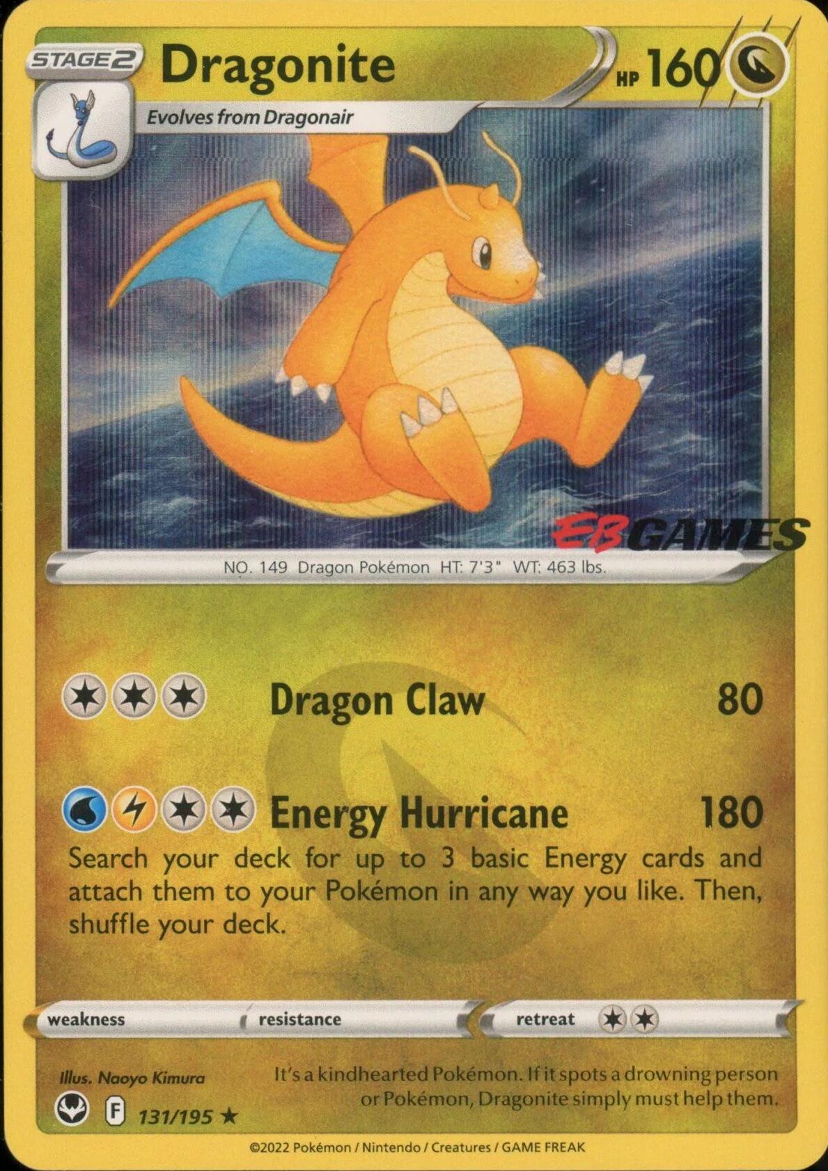 Dragonite (131/195) (EB Games Exclusive) [Miscellaneous Cards] | Good Games Morley