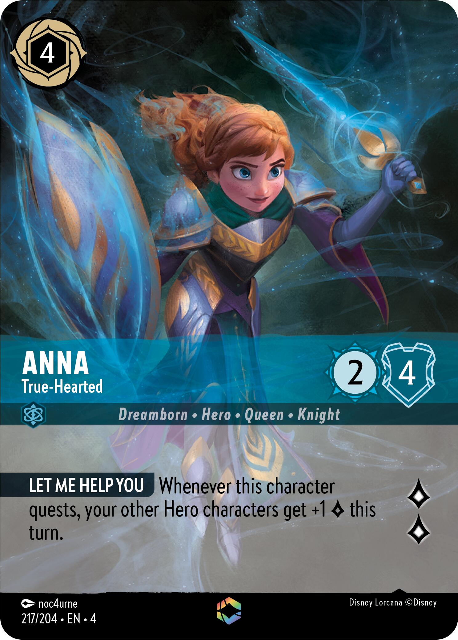 Anna - True-Hearted (Enchanted) (217/204) [Ursula's Return] | Good Games Morley