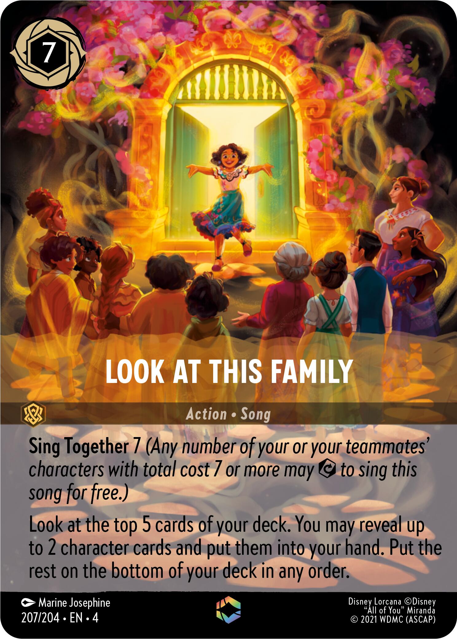 Look at This Family (Enchanted) (207/204) [Ursula's Return] | Good Games Morley