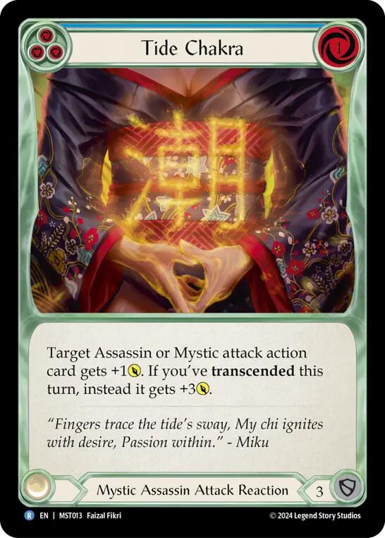 Tide Chakra (Blue) [MST013] (Part the Mistveil)  Rainbow Foil | Good Games Morley