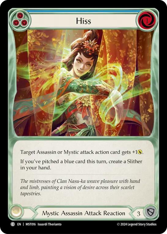 Hiss (Blue) [MST016] (Part the Mistveil)  Rainbow Foil | Good Games Morley