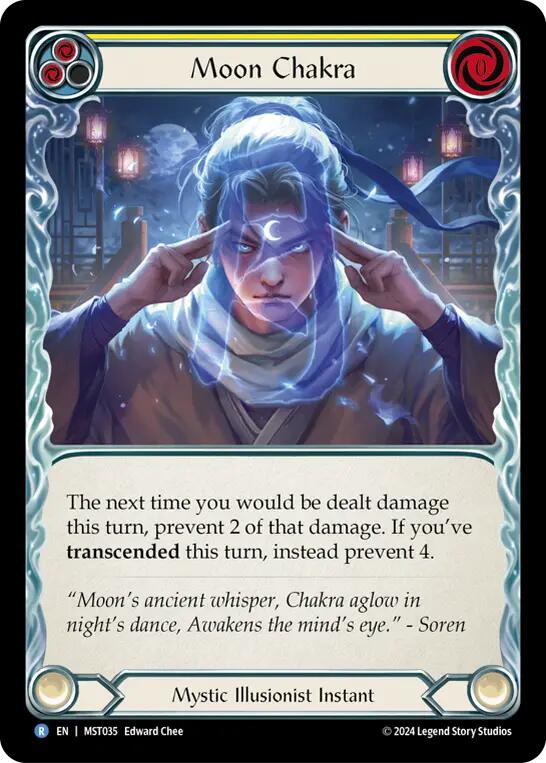 Moon Chakra (Yellow) [MST035] (Part the Mistveil) | Good Games Morley