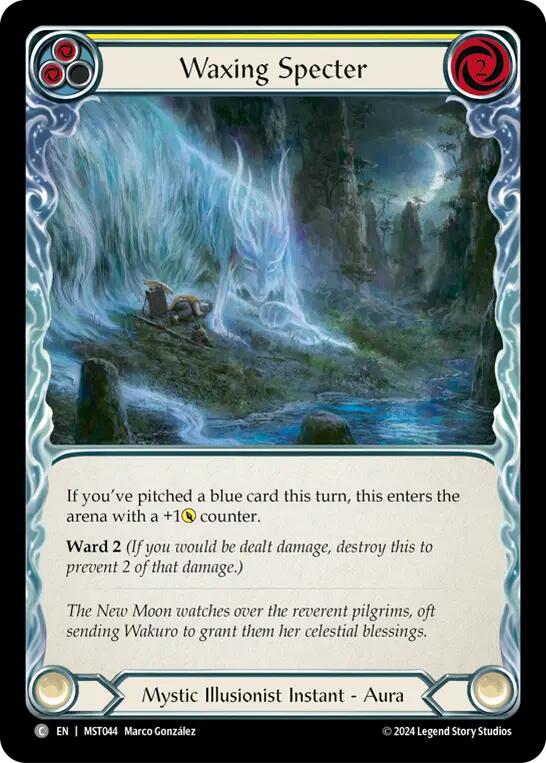 Waxing Specter (Yellow) [MST044] (Part the Mistveil) | Good Games Morley
