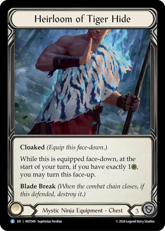 Heirloom of Tiger Hide [MST049] (Part the Mistveil)  Cold Foil | Good Games Morley