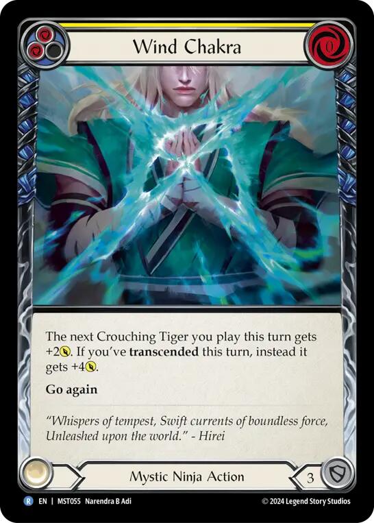 Wind Chakra (Yellow) [MST055] (Part the Mistveil) | Good Games Morley
