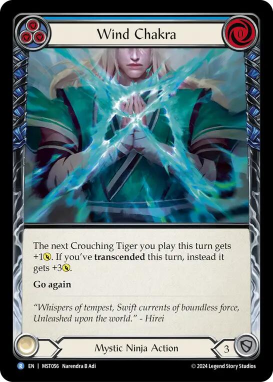 Wind Chakra (Blue) [MST056] (Part the Mistveil) | Good Games Morley