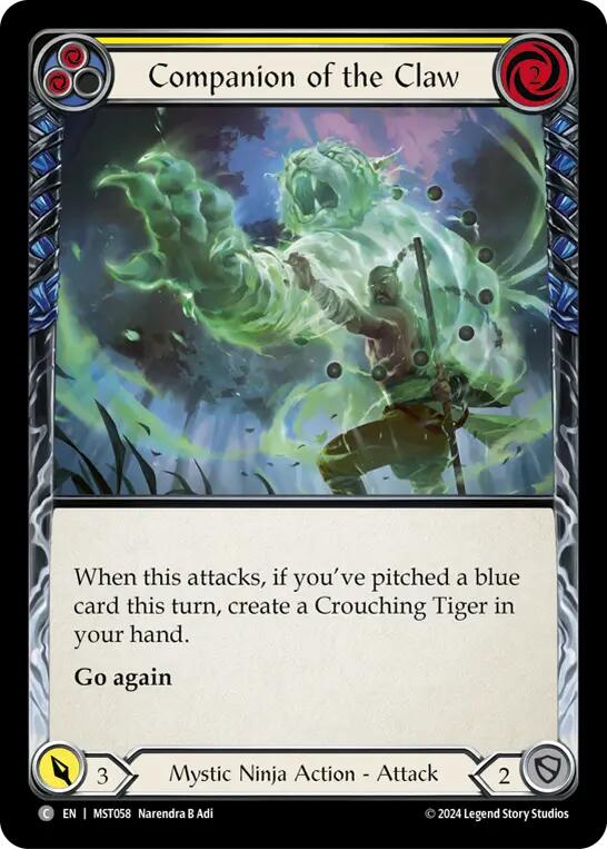 Companion of the Claw (Yellow) [MST058] (Part the Mistveil) | Good Games Morley