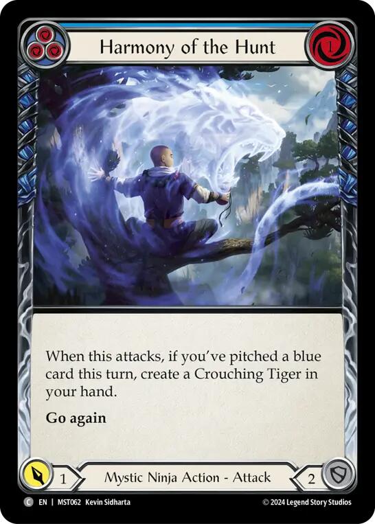 Harmony of the Hunt (Blue) [MST062] (Part the Mistveil) | Good Games Morley