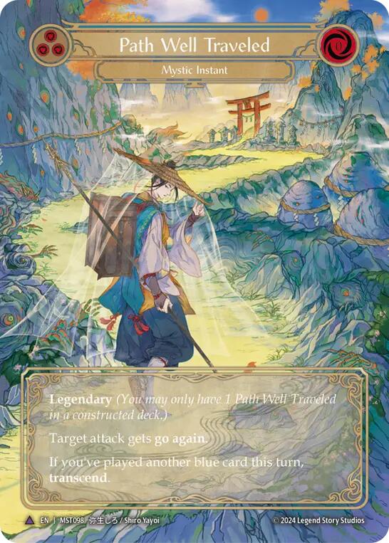 Path Well Traveled // Inner Chi (Marvel) [MST098] (Part the Mistveil)  Cold Foil | Good Games Morley