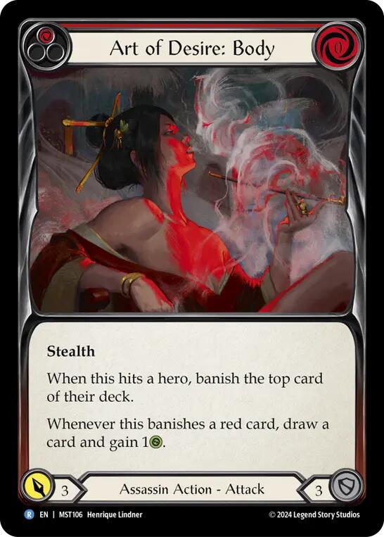 Art of Desire: Body (Red) [MST106] (Part the Mistveil)  Rainbow Foil | Good Games Morley