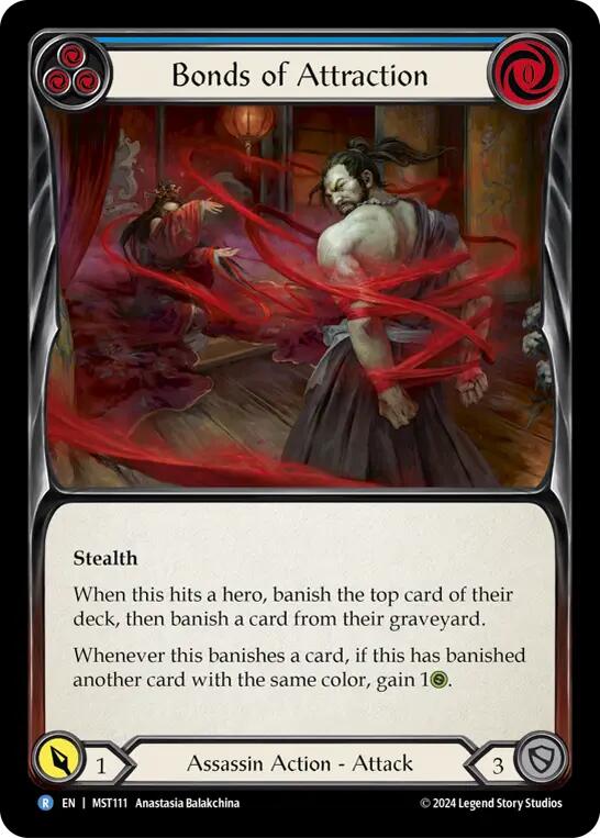 Bonds of Attraction (Blue) [MST111] (Part the Mistveil)  Rainbow Foil | Good Games Morley