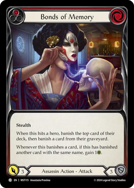 Bonds of Memory (Red) [MST115] (Part the Mistveil)  Rainbow Foil | Good Games Morley