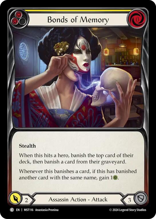 Bonds of Memory (Yellow) [MST116] (Part the Mistveil) | Good Games Morley