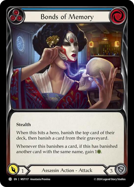 Bonds of Memory (Blue) [MST117] (Part the Mistveil) | Good Games Morley