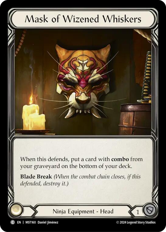Mask of Wizened Whiskers [MST160] (Part the Mistveil)  Cold Foil | Good Games Morley
