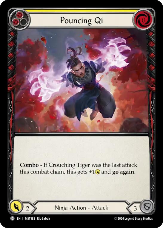 Pouncing Qi (Yellow) [MST183] (Part the Mistveil) | Good Games Morley