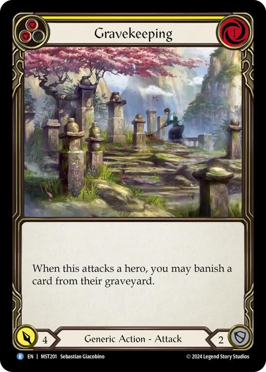 Gravekeeping (Yellow) [MST201] (Part the Mistveil) | Good Games Morley