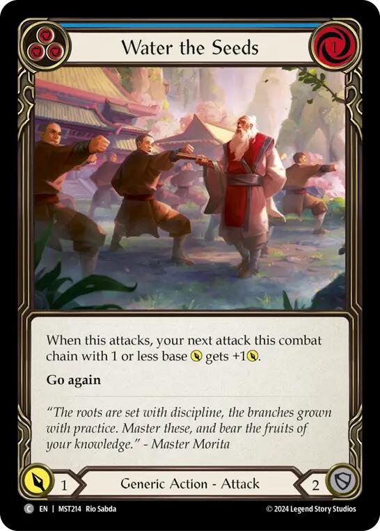 Water the Seeds (Blue) [MST214] (Part the Mistveil)  Rainbow Foil | Good Games Morley