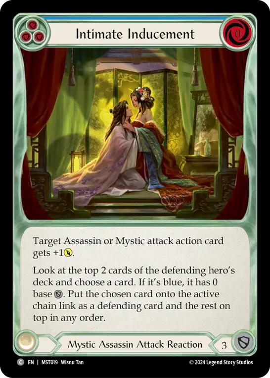 Intimate Inducement (Blue) [MST019] (Part the Mistveil) | Good Games Morley