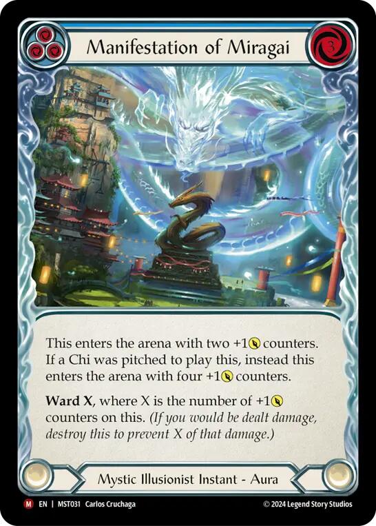 Manifestation of Miragai [MST031] (Part the Mistveil)  Rainbow Foil | Good Games Morley