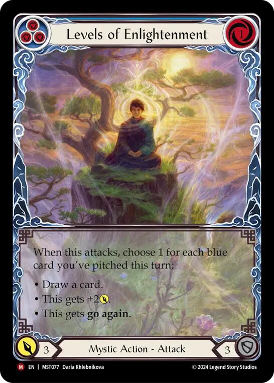 Levels of Enlightenment (Extended Art) [MST077] (Part the Mistveil)  Rainbow Foil | Good Games Morley