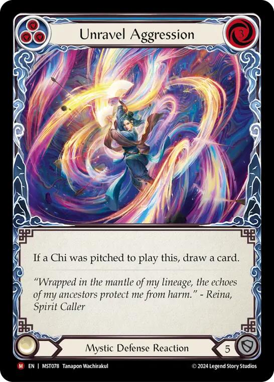 Unravel Aggression [MST078] (Part the Mistveil)  Rainbow Foil | Good Games Morley