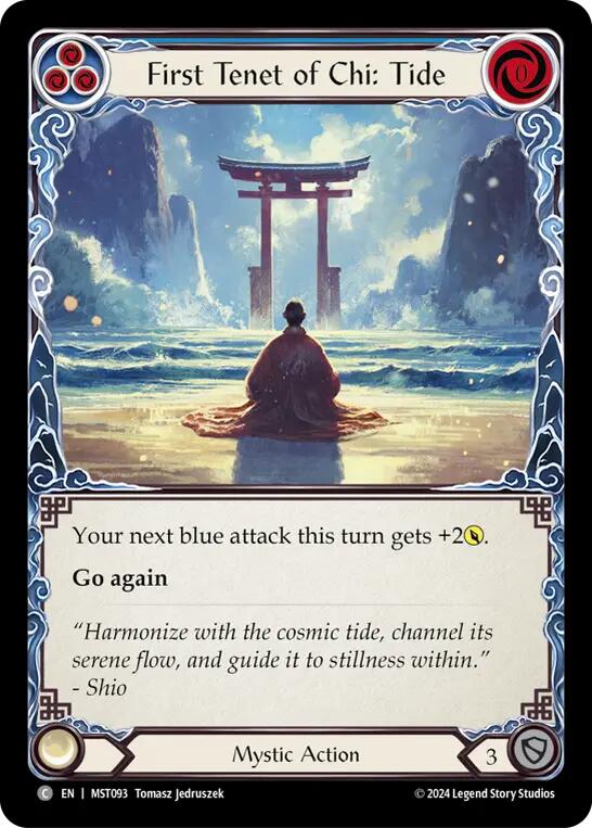 First Tenet of Chi: Tide [MST093] (Part the Mistveil)  Rainbow Foil | Good Games Morley