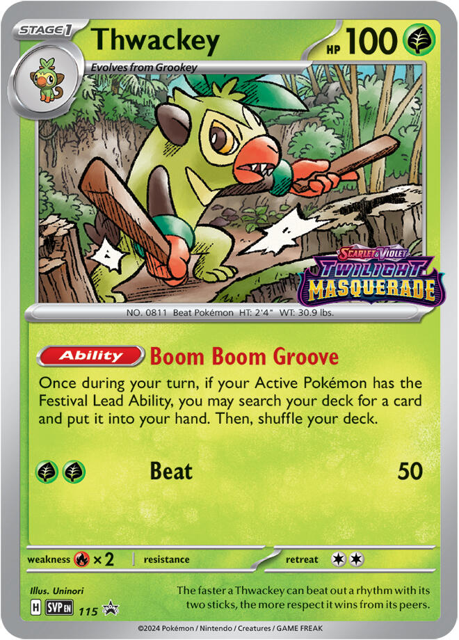 Thwackey (115) [Scarlet & Violet: Black Star Promos] | Good Games Morley