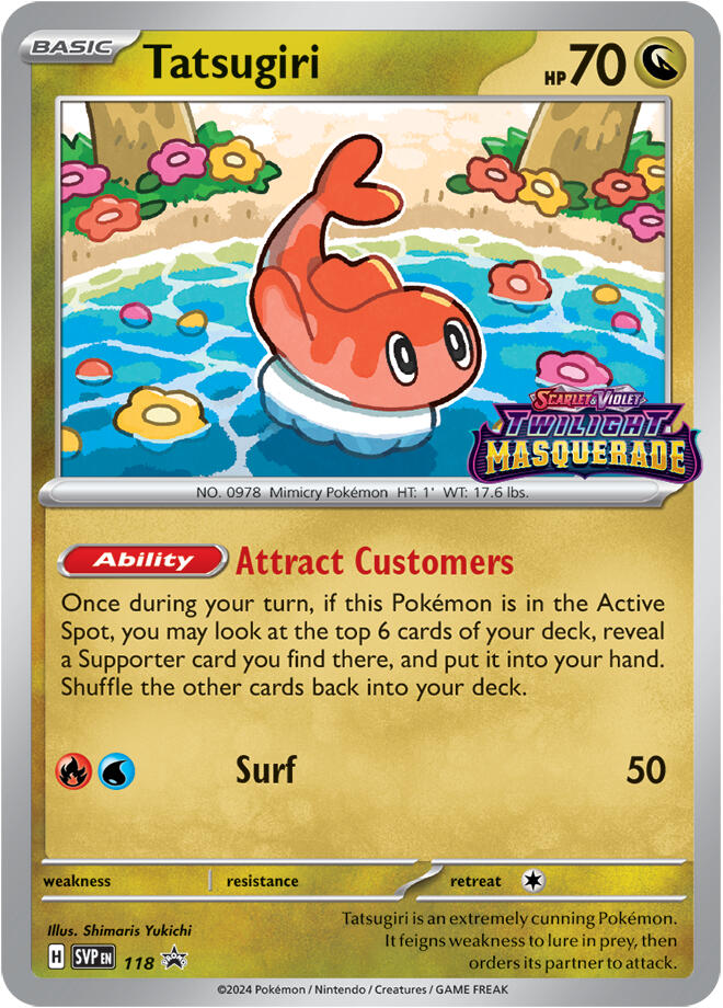 Tatsugiri (118) [Scarlet & Violet: Black Star Promos] | Good Games Morley