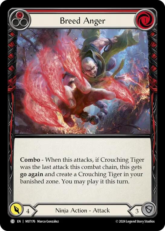 Breed Anger (Red) [MST176] (Part the Mistveil) | Good Games Morley