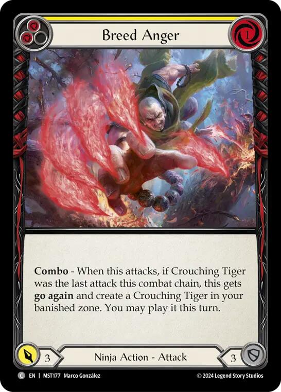 Breed Anger (Yellow) [MST177] (Part the Mistveil) | Good Games Morley
