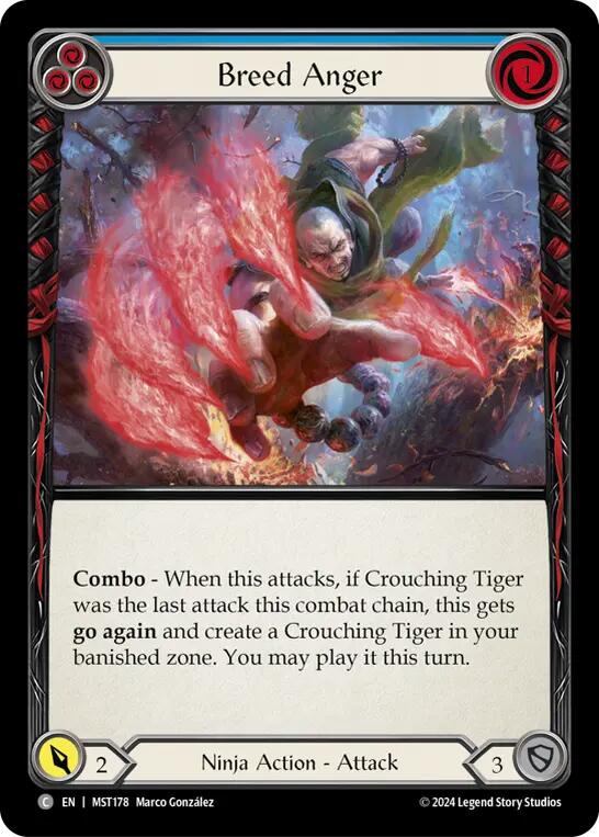 Breed Anger (Blue) [MST178] (Part the Mistveil) | Good Games Morley