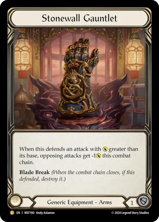 Stonewall Gauntlet [MST190] (Part the Mistveil)  Rainbow Foil | Good Games Morley