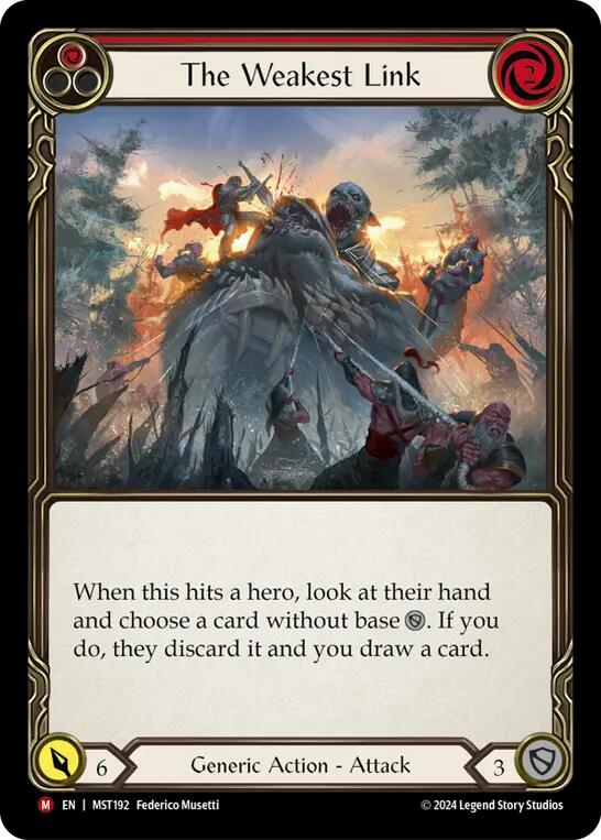 The Weakest Link [MST192] (Part the Mistveil)  Rainbow Foil | Good Games Morley