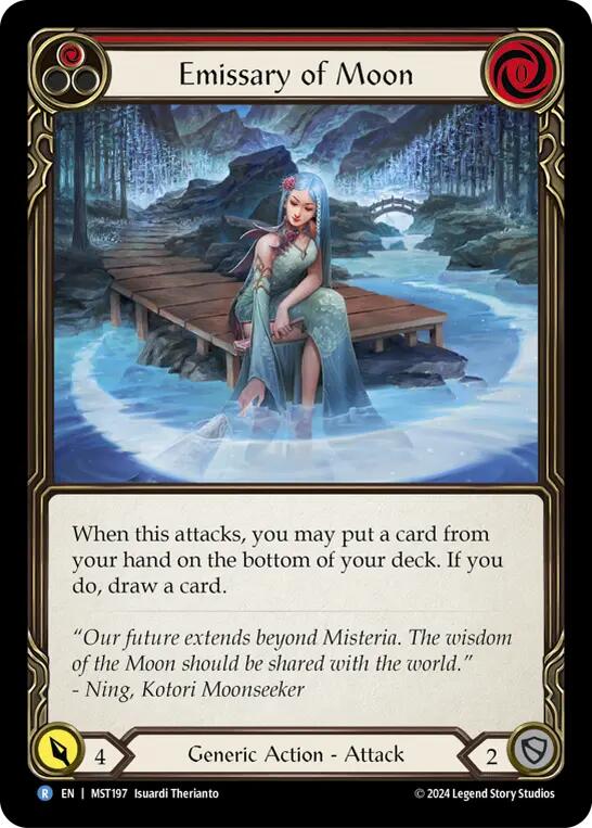 Emissary of Moon [MST197] (Part the Mistveil)  Rainbow Foil | Good Games Morley