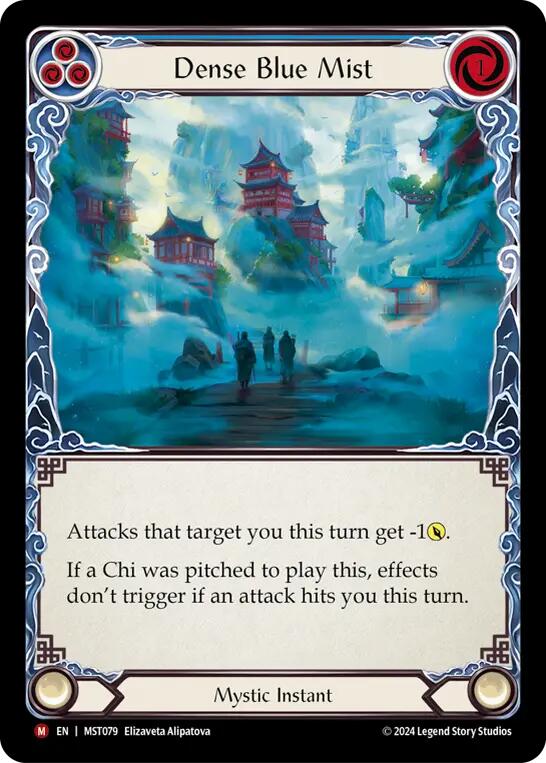 Dense Blue Mist [MST079] (Part the Mistveil)  Rainbow Foil | Good Games Morley