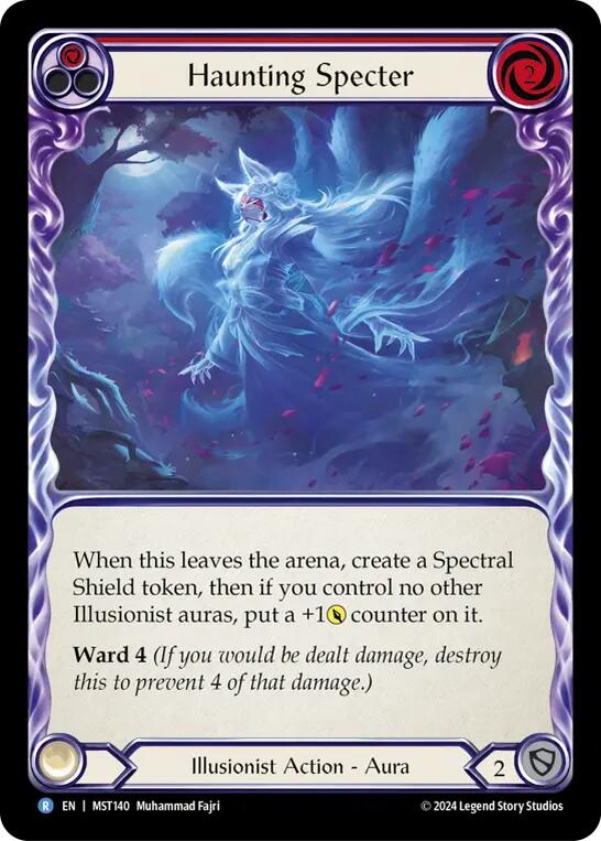 Haunting Specter (Red) [MST140] (Part the Mistveil) | Good Games Morley