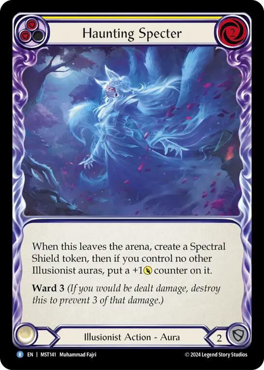 Haunting Specter (Yellow) [MST141] (Part the Mistveil) | Good Games Morley