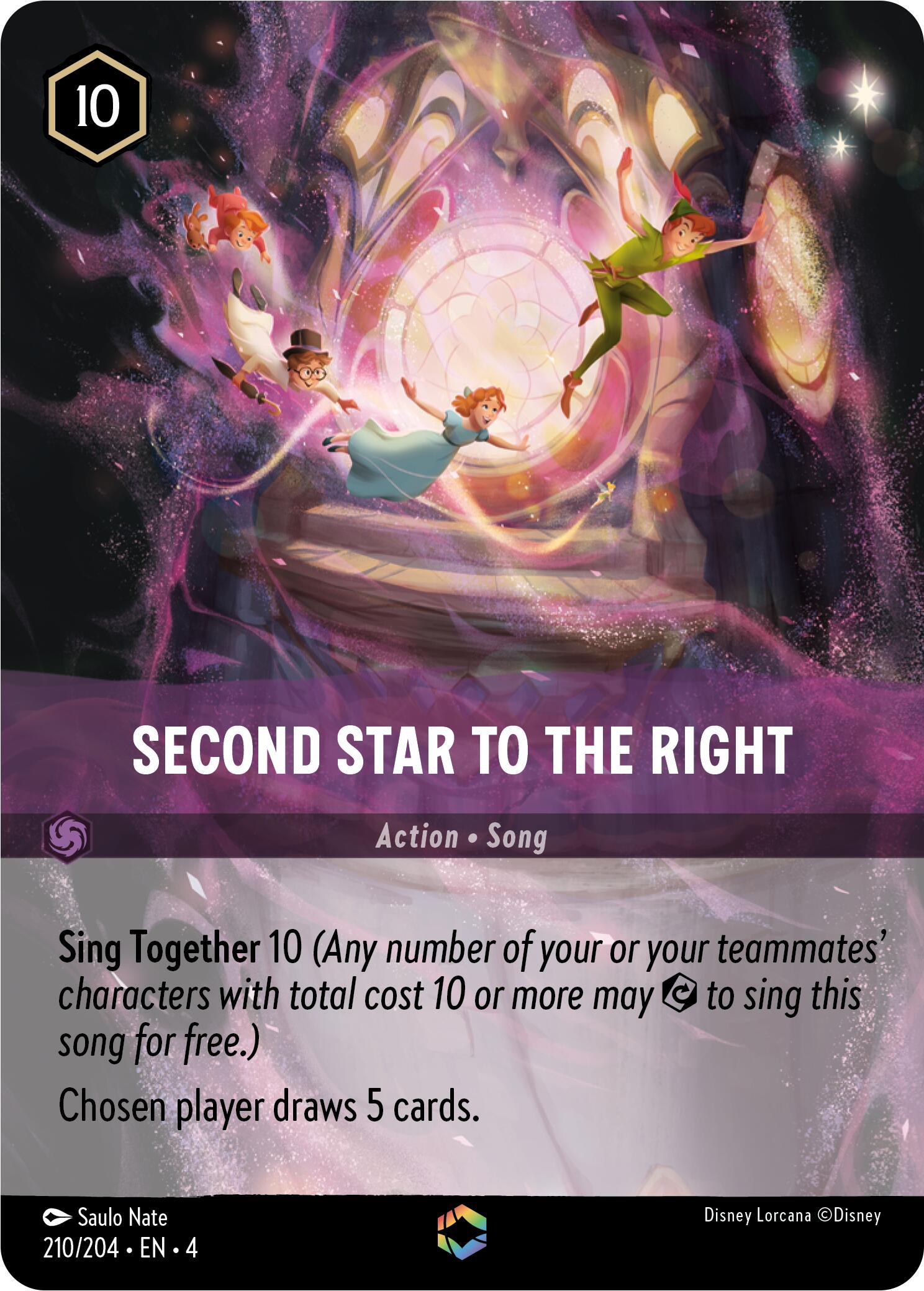 Second Star to the Right (Enchanted) (210/204) [Ursula's Return] | Good Games Morley