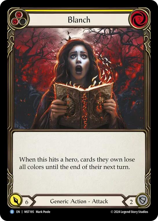 Blanch (Yellow) [MST195] (Part the Mistveil)  Rainbow Foil | Good Games Morley
