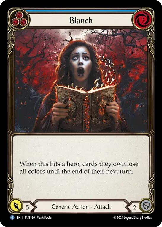 Blanch (Blue) [MST196] (Part the Mistveil)  Rainbow Foil | Good Games Morley