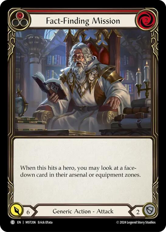 Fact-Finding Mission (Red) [MST206] (Part the Mistveil)  Rainbow Foil | Good Games Morley