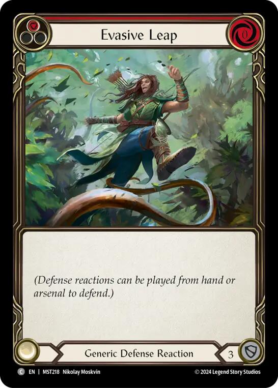 Evasive Leap (Red) [MST218] (Part the Mistveil) | Good Games Morley