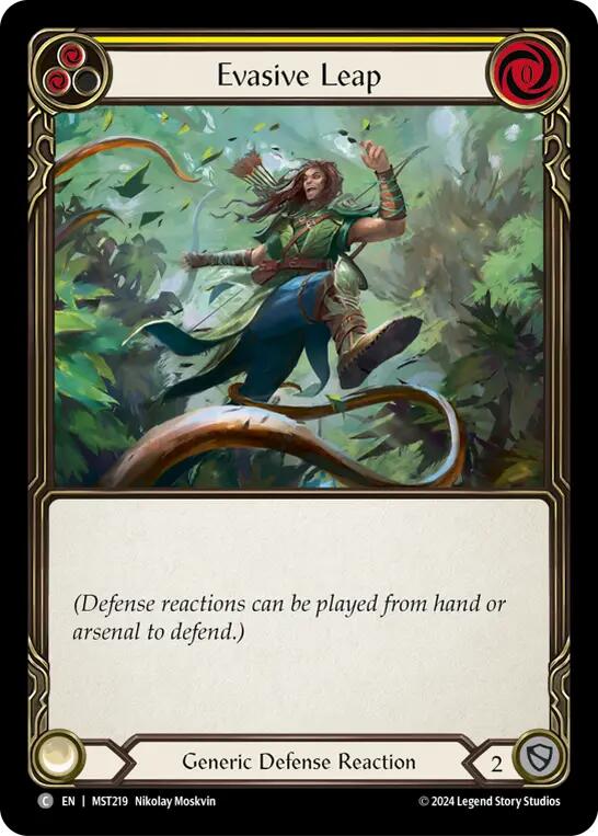Evasive Leap (Yellow) [MST219] (Part the Mistveil) | Good Games Morley