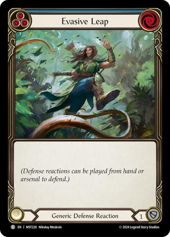 Evasive Leap (Blue) [MST220] (Part the Mistveil) | Good Games Morley